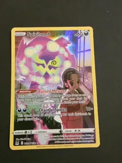 2022 Pokemon SWSH Lost Origin Spiritomb Trainer Gallery #TG09/TG30 - Image 1