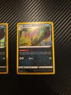Liepard SWSH187 PreRelease Brilliant Stars Pokemon Black Star Promo - Mint - Image 3