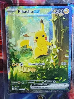 Pikachu ex 276/217-Ascended Heroes Pokemon TCG Special Illustration Rare Holo NM - Image 1