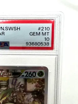 Pokemon Leafeon Vstar Universe PSA 10 2022 JPN Japanese Sword Shield #210 SAR - Image 4