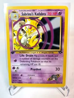 Sabrina's Kadabra Vintage 1st Edition- 58/132 - Pokemon TCG Uncommon Near Mint - Image 1