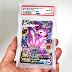 PSA 10 FA/Mew VMAX HR s8 119/100 Fusion Arts 2021 KOREAN Pokemon Card GEM MINT - Image 1