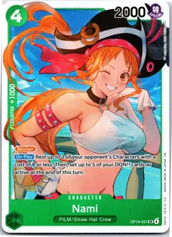 Nami OP14-031 SR One Piece Card Game NM - Image 1