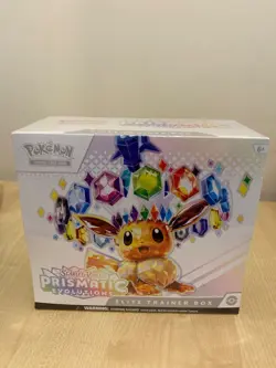 Pokemon Prismatic Evolutions ETB Elite Trainer Box Sealed English - Image 1