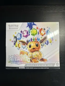 Pokemon TCG Prismatic Evolutions ETB Elite Trainer Box Sealed, English - Image 1