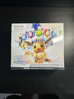 Pokemon TCG Prismatic Evolutions ETB Elite Trainer Box Sealed, English - Image 3
