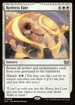 Redress Fate - Commander: Duskmourn: House of Horror #0009 MTG Magic The Gatheri - Image 1