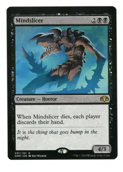 MTG Mindslicer 91 Rare Dominaria Remastered Magic The Gathering - Image 1