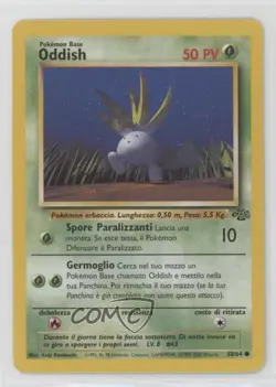 Oddish Italian Pokemon Jungle #58 1999 - Image 1