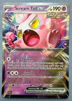 Scream Tail ex #94/167 - NM - Pokemon TCG: Twilight Masquerade - Image 1