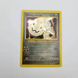 Pokemon Neo Destiny Unlimited- Shining Steelix Holo Secret Rare 112/105 - Image 1
