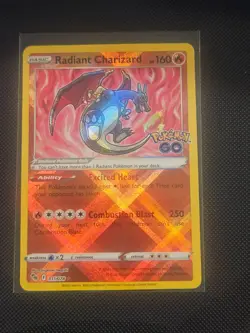 Radiant Charizard 011/078 Pokemon GO Holo - Image 1