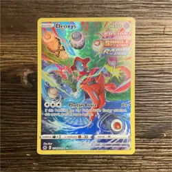 Pokemon Deoxys Ultra Rare Full Art Holo GG12/GG70 Crown Zenith Galarian Gallery - Image 1
