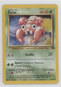 Paras Italian Pokemon Jungle #59 1999 - Image 1