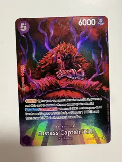 One Piece TCG Eustass "Captain" Kid OP05-074 Alt Art SP English Near Mint - Image 1