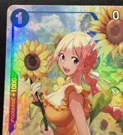 Rebecca (Alt Art) OP15-053 SR Adventure on KAMI's Island ONE PIECE ENGLISH🔥🔥 - Image 2