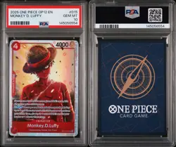Monkey D. Luffy OP12-015 Legacy of the Master Foil PSA 10 - One Piece - Image 2