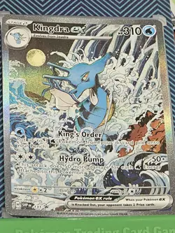 Kingdra EX SVP 131 Shrouded Fable Black Star Promo Pokemon TCG Card - Image 1