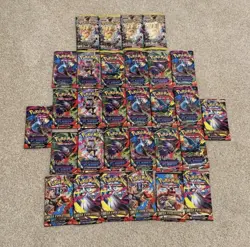 70 Opened Pokemon Packs - Bulk *All Packs Opened* - Contains Holographic Cards - Image 1