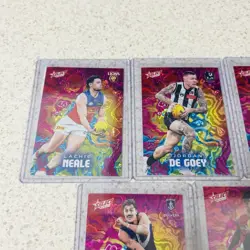 2026 Select AFL Footy Stars Mercury Tie-Dye Trading Cards x10 Cards New - Image 2