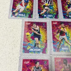 2026 Select AFL Footy Stars Mercury Tie-Dye Trading Cards x10 Cards New - Image 5