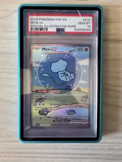 Pokemon TCG Bubble Mew EX Paldean Fates Gem Mint Card 232/091 PSA 10 - Image 1
