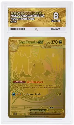 Mega Dragonite ex 295/217 Gold Hyper Rare Pokemon Ascended Heroes - ACE 8 - Image 1