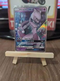 Pokemon TCG Mewtwo GX Hidden Fates 31/68 Holo Ultra Rare - Image 1