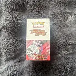 Pokemon TCG Destined Rivals Half Booster Box 18 Packs Factory New & Sealed - Image 1