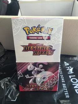 Pokemon TCG Destined Rivals Half Booster Box (18 Packs) New and Sealed - Image 1