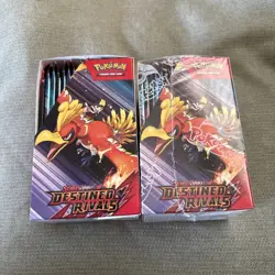 Pokemon TCG Destined Rivals 2x 18 Half Booster Box Sealed New English Packs - Image 2