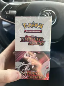 Pokemon TCG Destined Rivals Half Booster Box, 18 Packs, New sealed - Image 1