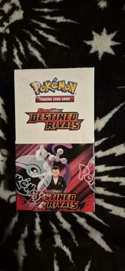 1 x Pokemon TCG Destined Rivals Half Booster Box - Brand New Factory Sealed - Image 1