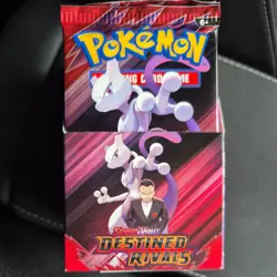 1 x Pokemon TCG Destined Rivals Half Booster Box - Brand New Just not sealed - Image 1