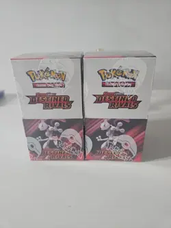 Pokemon TCG Destined Rivals Half Booster Box X2 New Sealed - Image 1