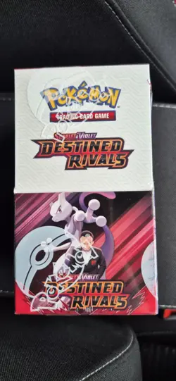 1 x Pokemon TCG Destined Rivals Half Booster Box - Brand New Factory Sealed - Image 1