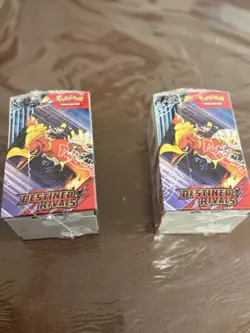Pokemon TCG Destined Rivals Half Booster Box X2 New Sealed - Image 2