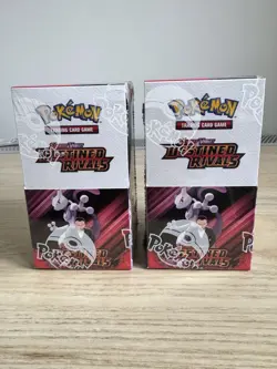 Pokemon TCG Destined Rivals Half Booster Box X2 New Sealed - Image 1