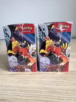 Pokemon TCG Destined Rivals Half Booster Box X2 New Sealed - Image 2