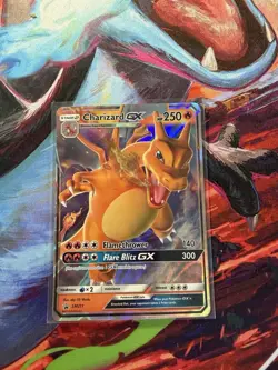 Pokemon Charizard GX SM211 Black Star Promo Hidden Fates Card NM - Image 1