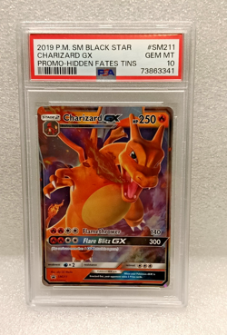 Pokemon Charizard GX SM211 Hidden Fates Promo PSA 10 - Image 1