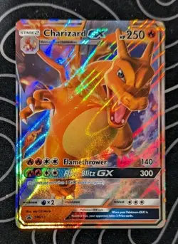Charizard GX SM211 Hidden Fates Promo SM Black Star Promos Pokemon Near Mint - Image 1