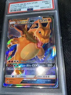 PSA 9 Charizard GX SM211 Hidden Fates 2019 Pokemon Black Star Promo Slab - Image 4