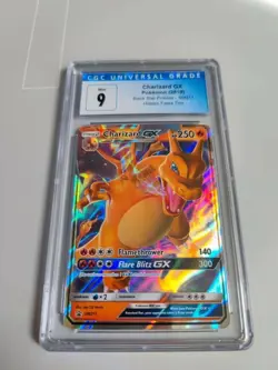 Pokemon Charizard GX Hidden Fates Blackstar Promo sm211 CGC 9 - Image 1