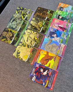 Naruto Mythos TCG SECRET x7 + RARE ART x7 LOT (14 Cards) ENG NM/MINT - Image 1