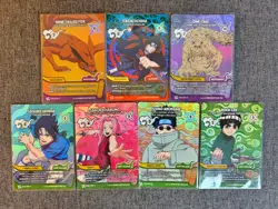Naruto Mythos TCG SECRET x7 + RARE ART x7 LOT (14 Cards) ENG NM/MINT - Image 5