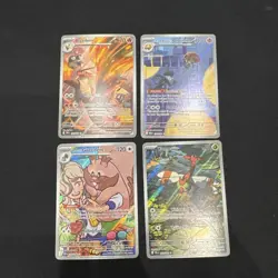 Destined Rivals Lot Of 4 Illustration Rare Cards - Image 1