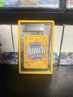 Pokemon Jolteon Gold Star Card World Championship BGS 9 POP 1! - Image 2