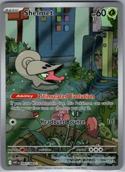 Shelmet 093/086 SV: White Flare - Pokemon Card - NM - Image 1