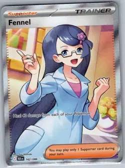 Fennel 162/086 SV: Black Bolt - Pokemon Card - NM - Image 1